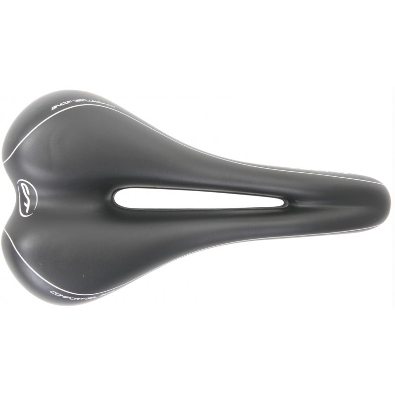 CONTEC Fahrradsattel Anatomic City - Bequemer Sattel Für City- Und Trekkingbikes