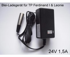 Ladegerät 24V 1,5A für Bleiakku passend für Tante Paula Ferdinand I & Leonie