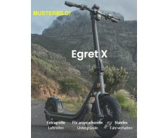 EGRET X mit 12 1/2" Rädern und 48V 500W Motor schwarz NEUES MODELL