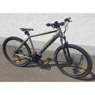 29 Pedelec Mountainbike Hardtail TOTEM Maurice 80Nm 504Wh Silber/Grau/Gelb, RH53,5cm
