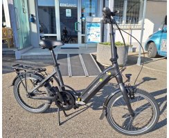 20" Pedelec SFM-Bikes "COMPACT PREMIUM PLUS" Klapprad BAFANG Mittelmotor 7-Gang + Rücktritt SCHWARZ