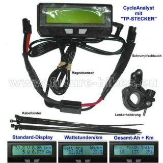 LiFePo-Kapazitätsanzeige "CycleAnalyst" für TP-Stecker
