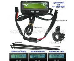 LiFePo-Kapazitätsanzeige "CycleAnalyst" für TP-Stecker