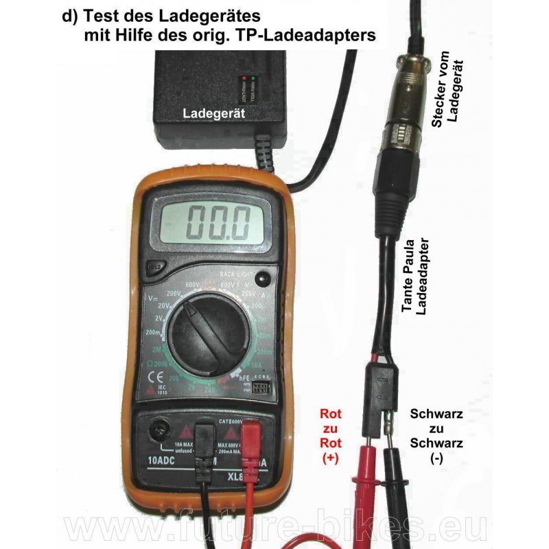 Digitales Multimeter FutureBikes Elektroroller EScooter & EBikes