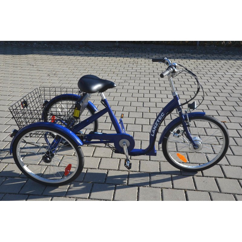 fahrrad mit 2 räder vorne elektro dreirad
