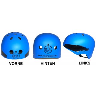 Helm "Future-Bikes" Blau Größe L (58-60cm)